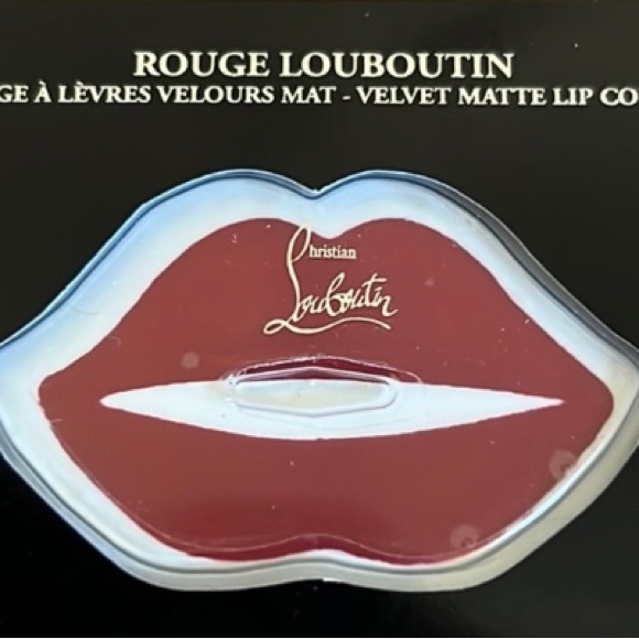 30 Christian Rouge Louboutin Velvet Matte Lip Colour 001M Lipstick Color … - Picture 1 of 6